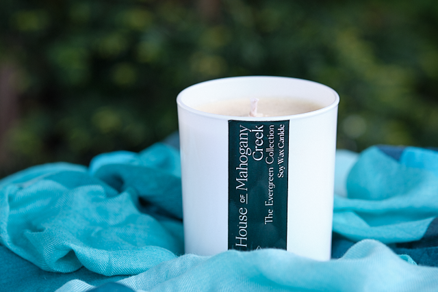 Creek Soy Wax Candle : The Evergreen Collection – Fresh Green Citrusy Natural Home Fragrance