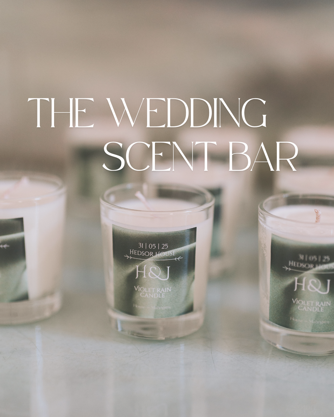 . Wedding Scent Bar Session