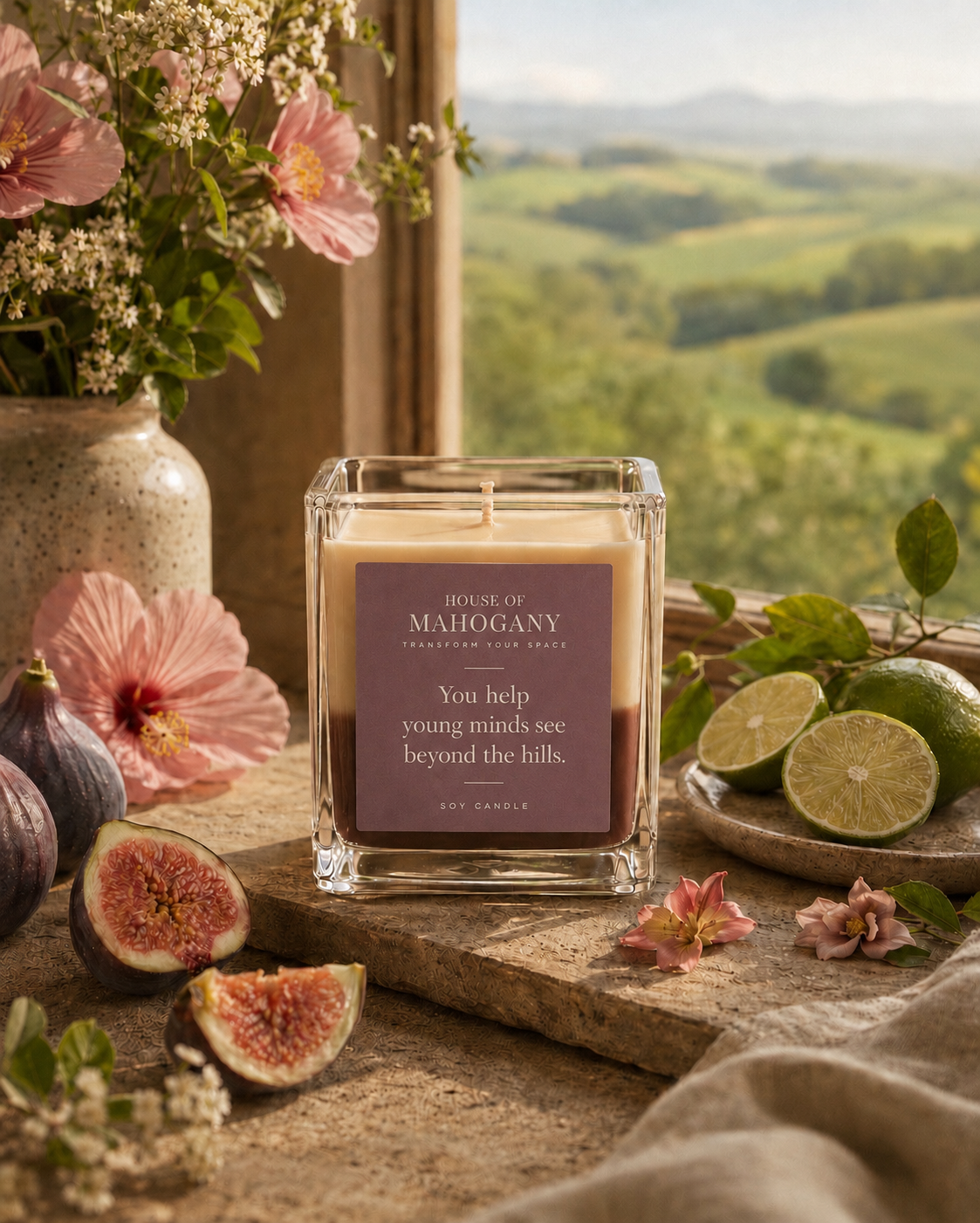 Teacher Thank You Candle