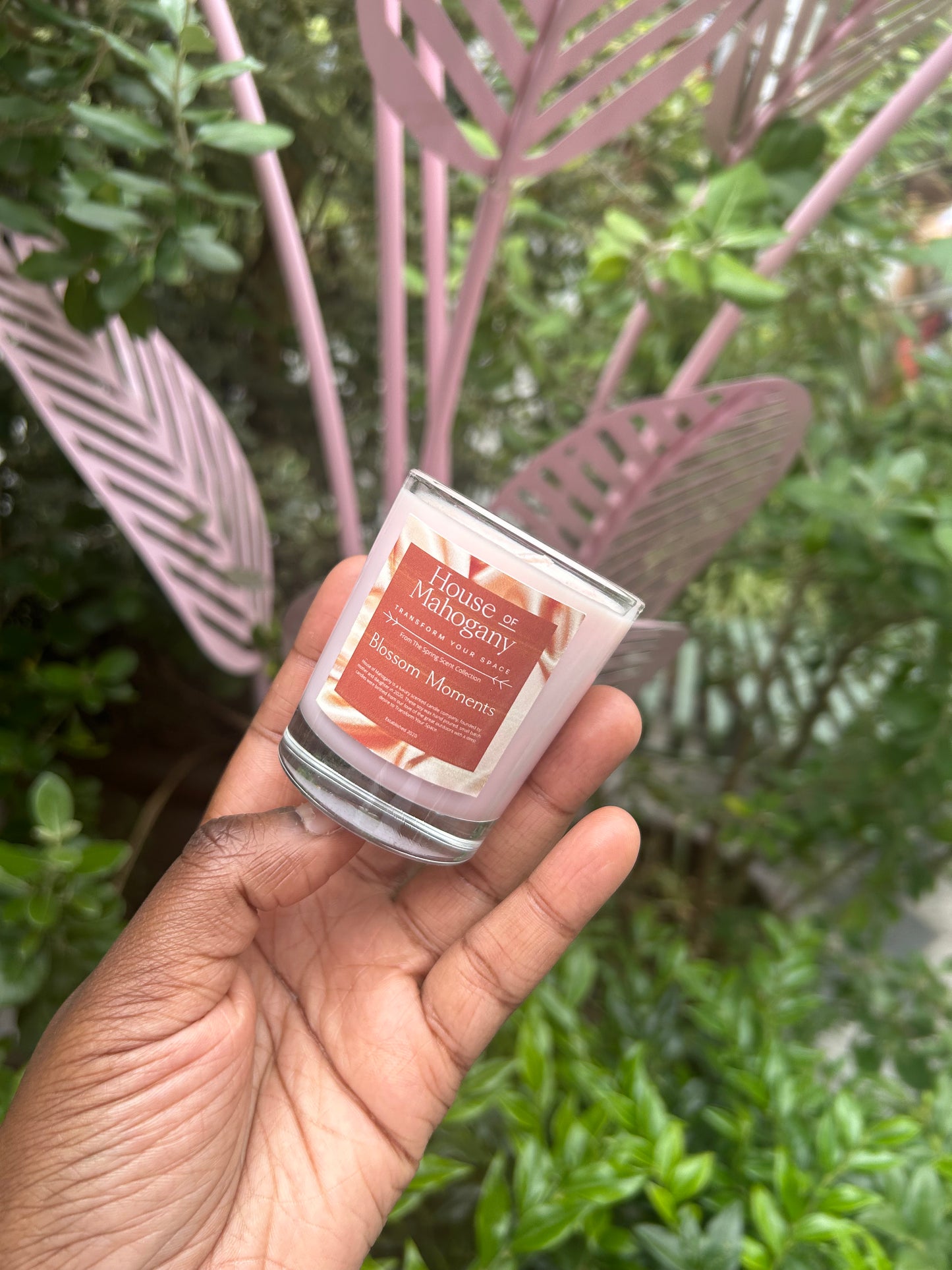 Blossom Moments Soy Wax Candle – Soft Fruity Floral Natural Home Fragrance