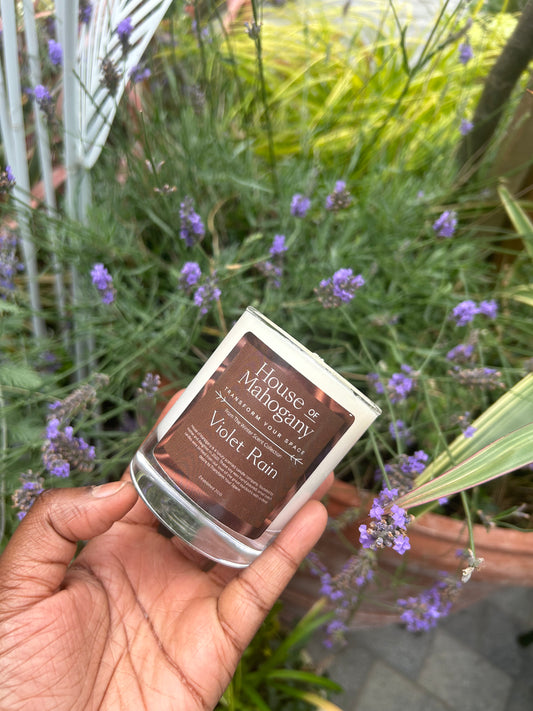 Violet Rain Candle