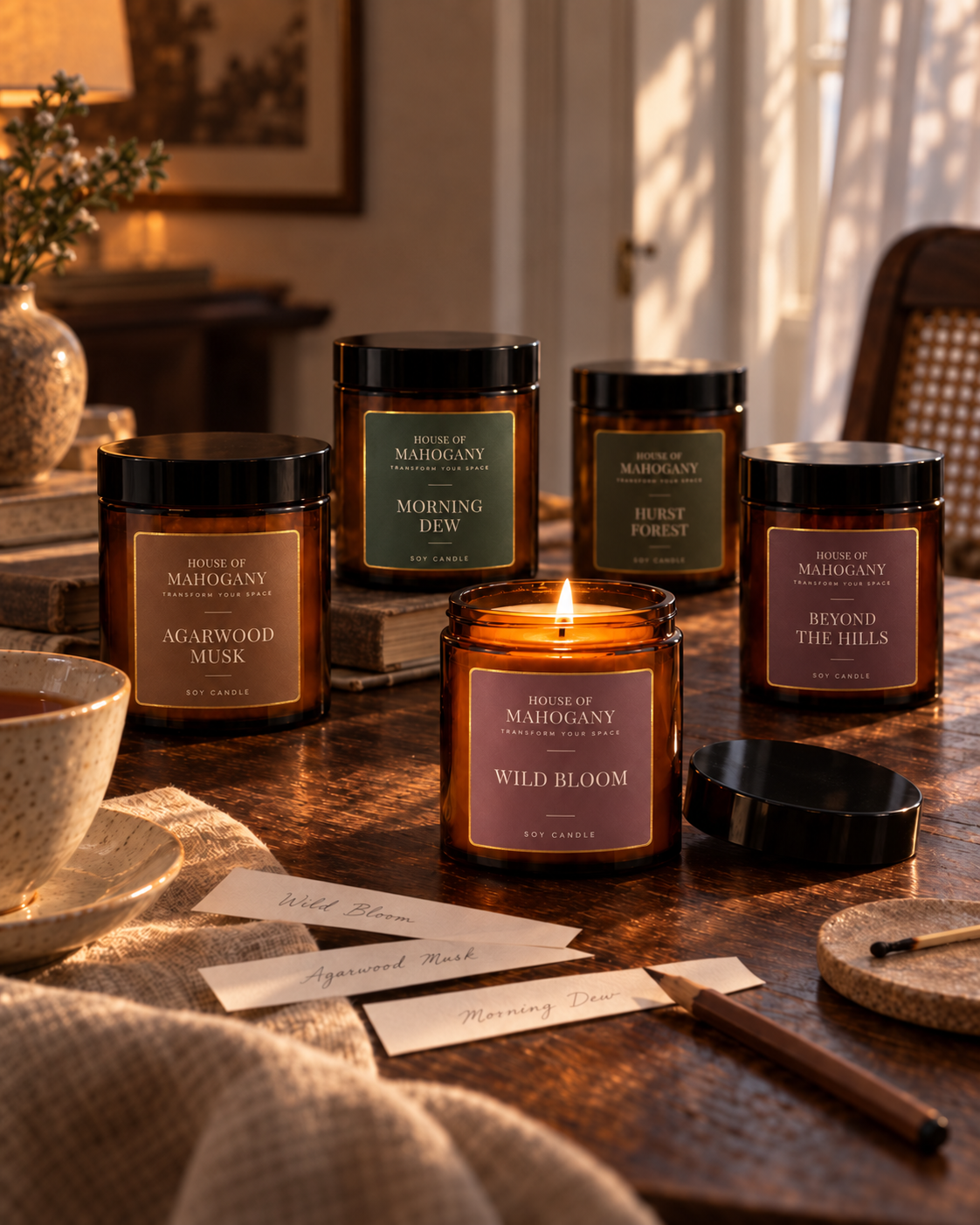 Amber Jar Candles