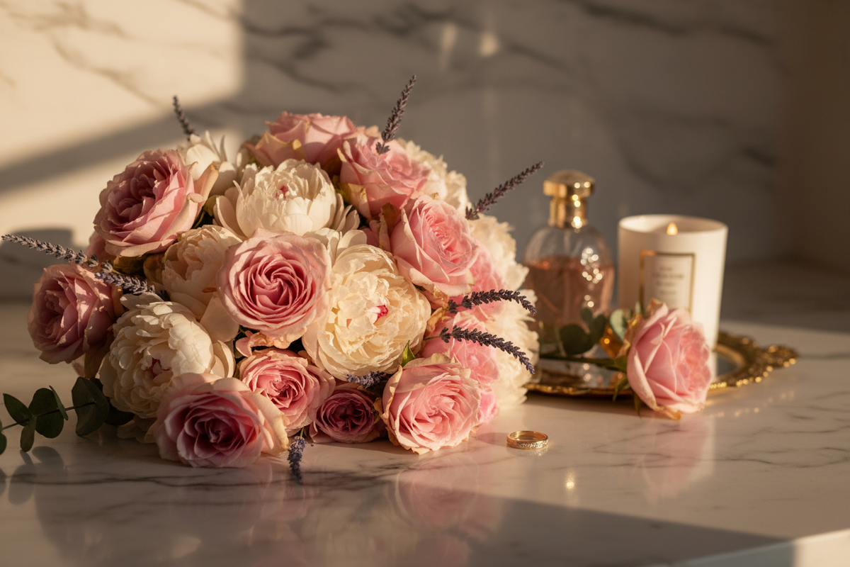 Floral & Romantic - Soft petals, sunlit rooms, gentle romance