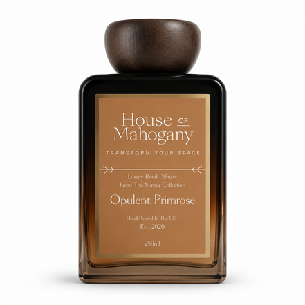 Opulent Primrose Diffuser — Luxury Floral Natural Home Fragrance