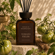 Tomato Fields Reed Diffuser - Leafy Green Bright Natural Home Fragrance