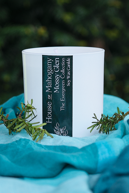 Mossy Glen Soy Wax Candle : The Evergreen Collection — Earthy Natural Home Fragrance with Botanical oils