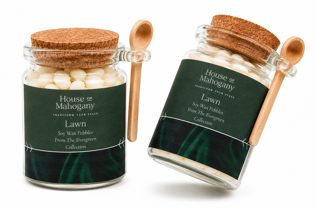 Lawn:The Evergreen Collection Wax Pebbles - Crisp Fresh Grass Soy Wax Melts Natural Home Fragrance