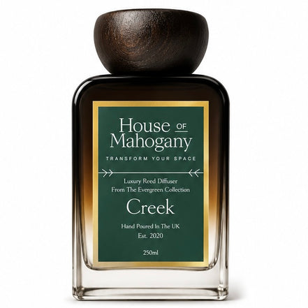 Creek Reed Diffuser: The Evergreen Collection – Fresh Green Citrusy Natural Home Fragrance