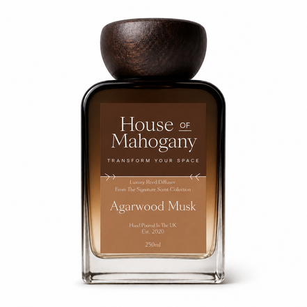 Agarwood Musk Reed Diffuser – Luxury Natural Home Fragrance with Long-Lasting Scent
