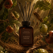 Tomato Fields Reed Diffuser - Leafy Green Bright Natural Home Fragrance