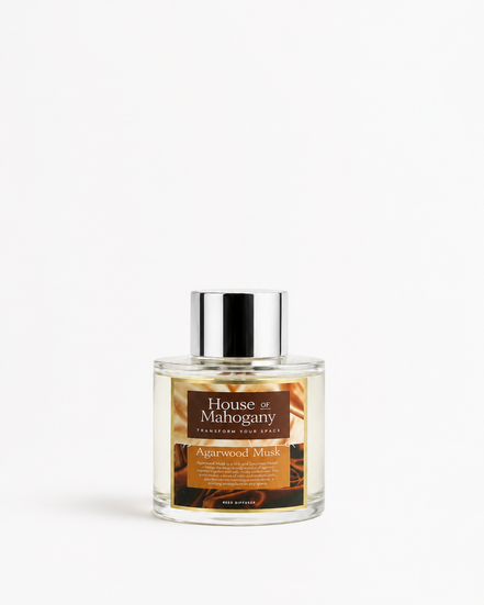 Agarwood Musk Reed Diffuser – Luxury Natural Home Fragrance with Long-Lasting Scent