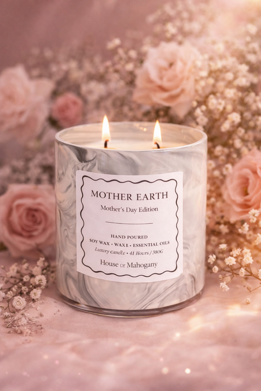 Mother Earth Soy Wax Double Wick Candle - Mother's Day Edition