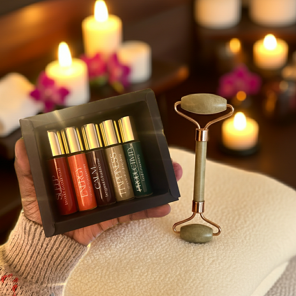 Aroma Rollers – Natural Essential Oil Blends for Calm, Focus & Wellbeing