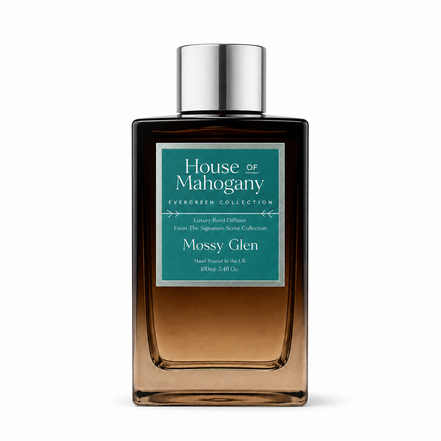Mossy Glen Reed Diffuser: The Evergreen Collection — Earthy Natural Home Fragrance with Botanical oils