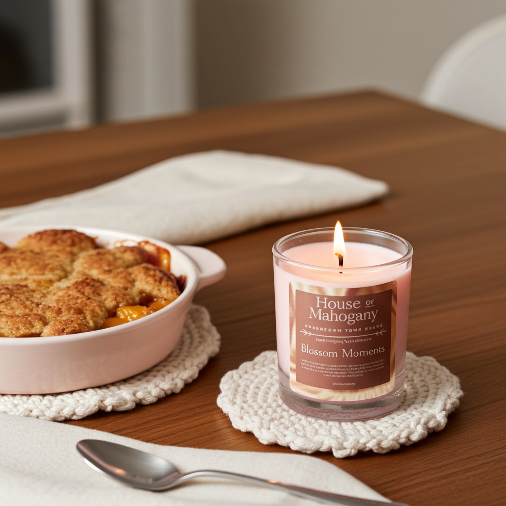 Blossom Moments Soy Wax Candle – Soft Fruity Floral Natural Home Fragrance