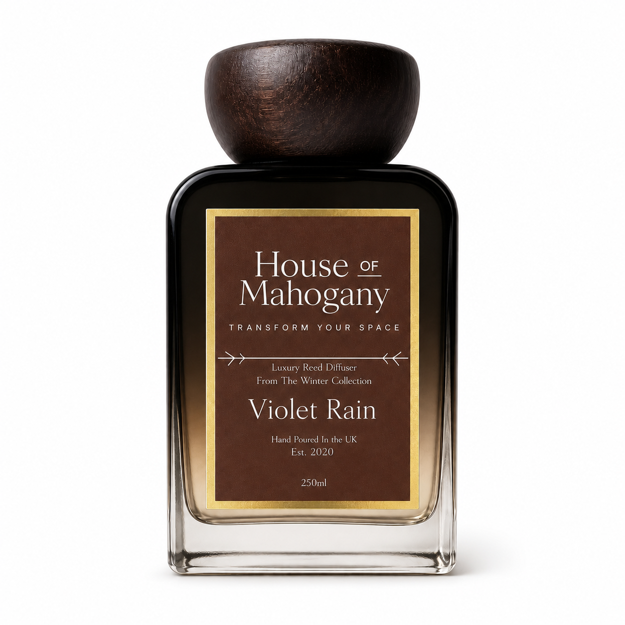 Violet Rain Reed Diffuser – Soft Gothic Floral Fresh Natural Home Fragrance
