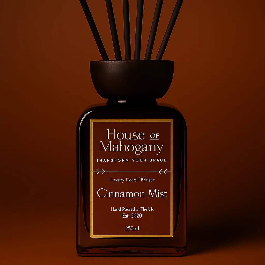 Cinnamon Mist Reed Diffuser – Warm Spiced Natural Home Fragrance