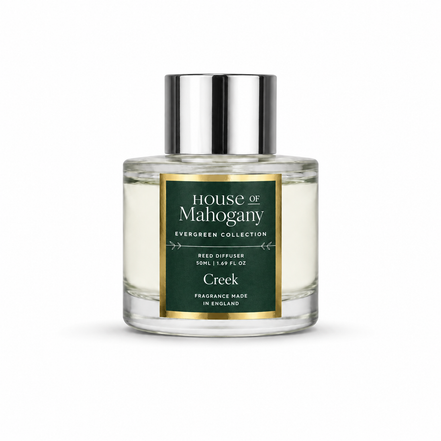 Creek Reed Diffuser: The Evergreen Collection – Fresh Green Citrusy Natural Home Fragrance