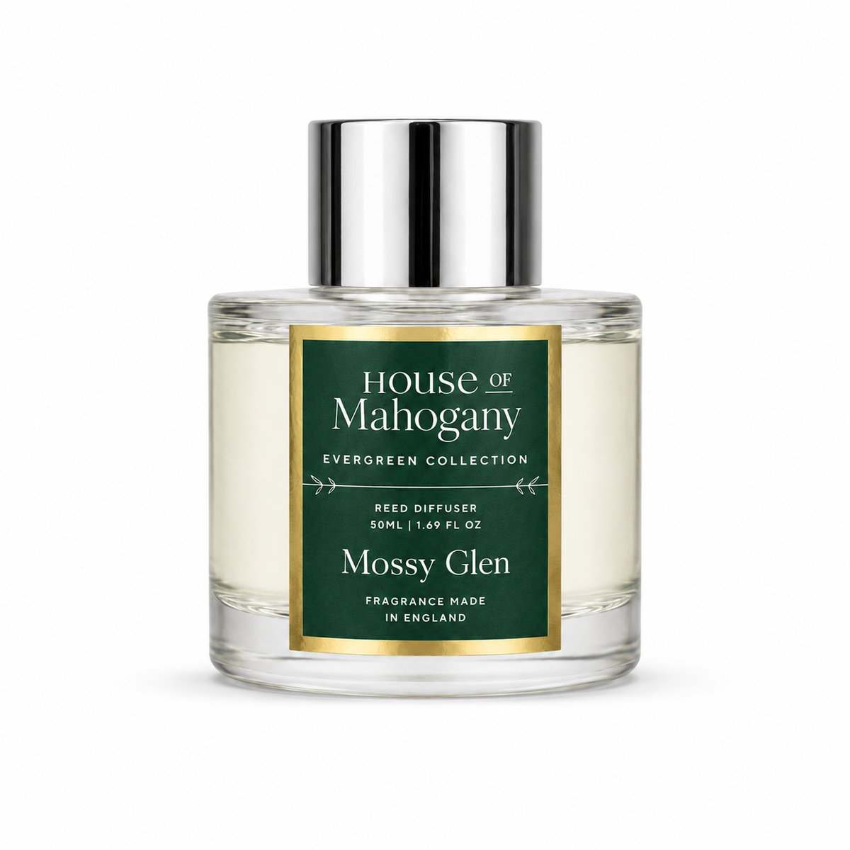 Mossy Glen Reed Diffuser: The Evergreen Collection — Earthy Natural Home Fragrance with Botanical oils
