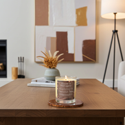 Cinnamon Mist Soy Wax Candle – Warm Spiced Natural Home Fragrance