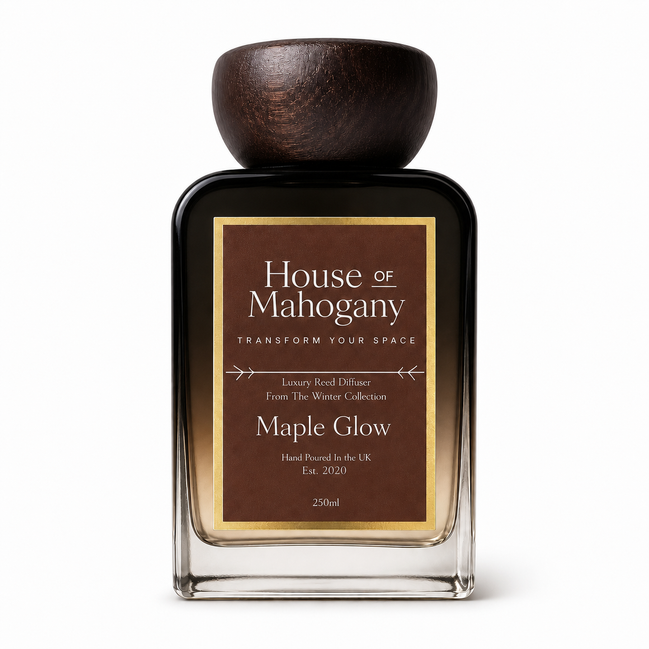 Maple Glow Reed Diffuser — Warm Maple, Orange & Vanilla Natural Home Fragrance