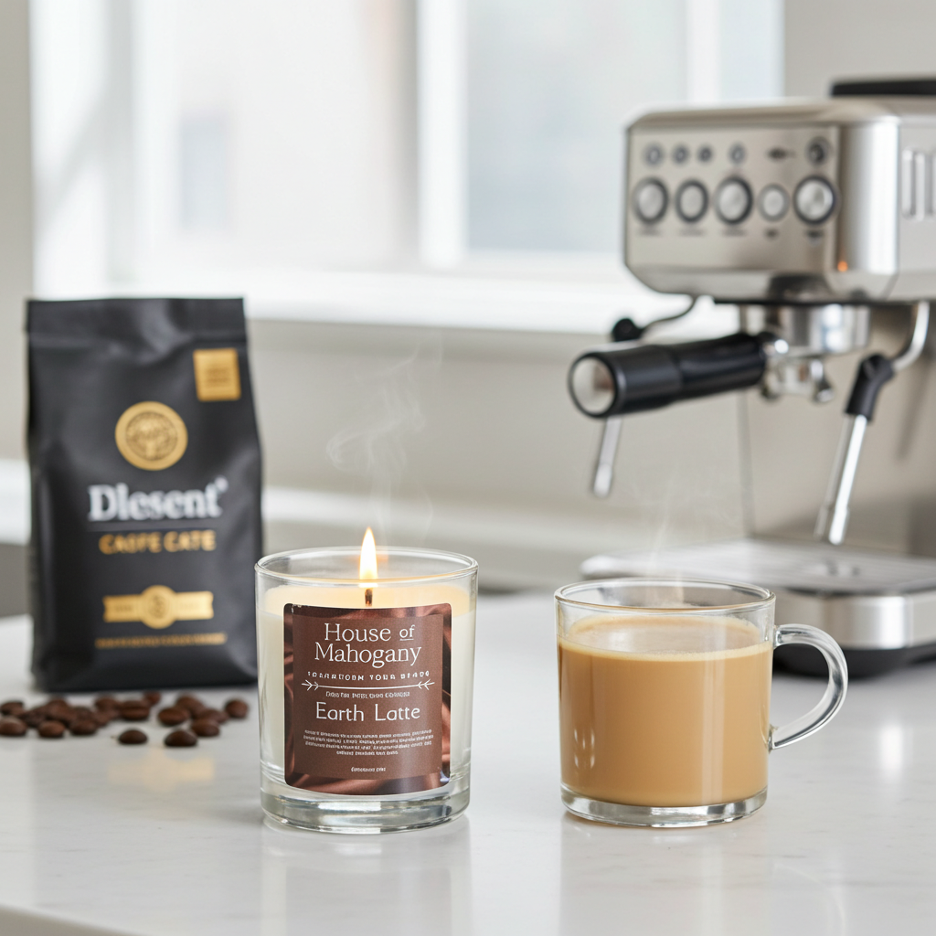 Earth Latte Soy Wax Candle – Warm Creamy Natural Home Fragrance