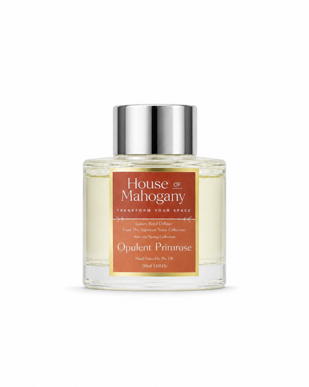 Opulent Primrose Diffuser — Luxury Floral Natural Home Fragrance