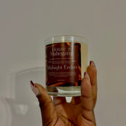 Midnight Ember Soy Wax Candle – Rich Warm Natural Home Fragrance