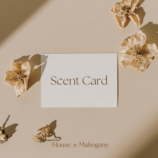 House of Mahogany Gift Scent Card
