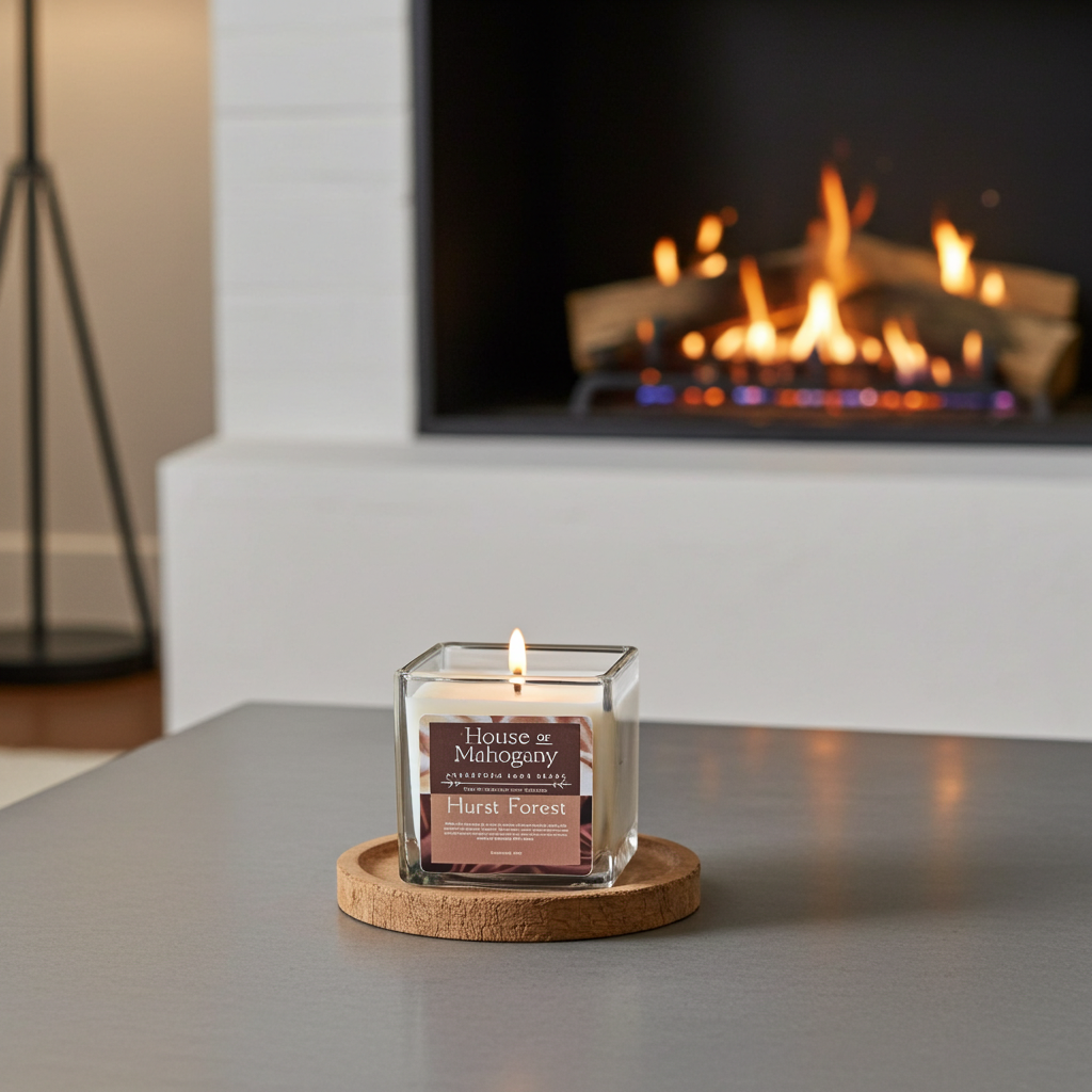 Hurst Forest Soy Wax Candle – Woodland Natural Home Fragrance