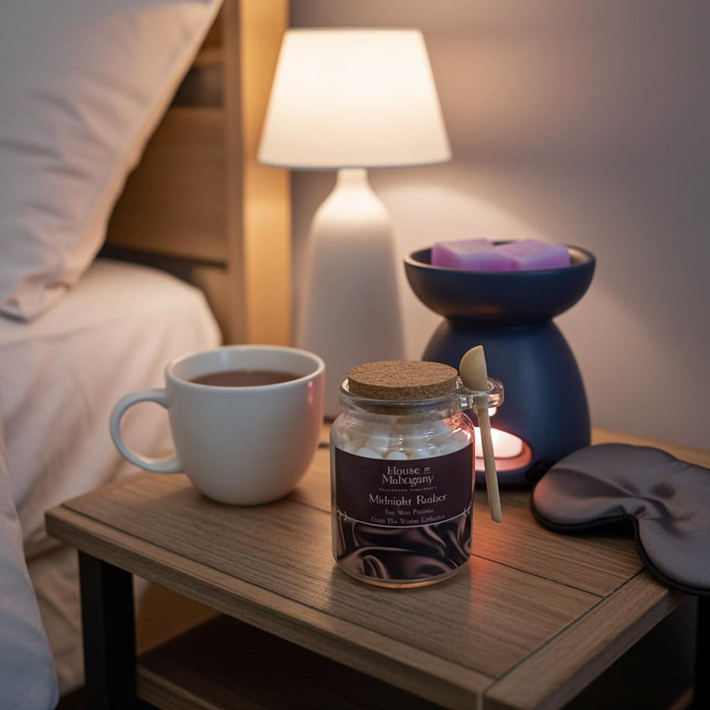 Violet Rain Wax Pebbles – Soft Gothic Floral Fresh Soy Wax Melts Natural Home Fragrance