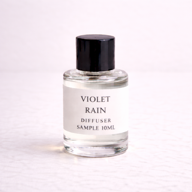 Violet Rain Reed Diffuser – Soft Gothic Floral Fresh Natural Home Fragrance