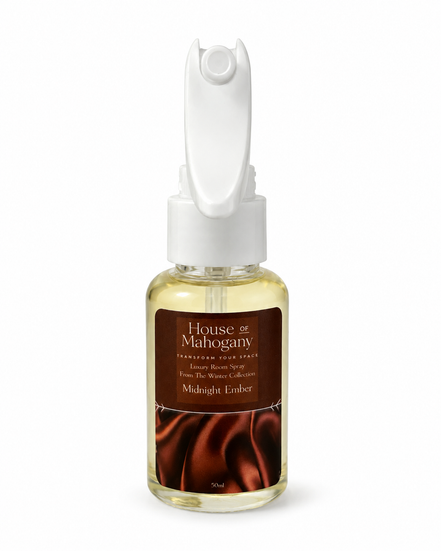 Midnight Ember Room Spray – Rich Warm Natural Home Fragrance for Evenings