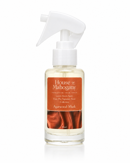 Agarwood Musk Room Spray – Luxury Natural Home Fragrance for Instant Freshness