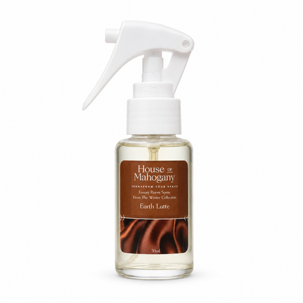 Earth Latte Room Spray – Warm Creamy Natural Home Fragrance with Natural Oils