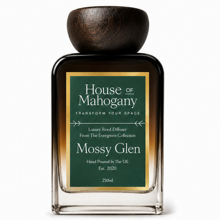 Mossy Glen Reed Diffuser: The Evergreen Collection — Earthy Natural Home Fragrance with Botanical oils