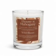 Wild Bloom Soy Wax Candle — Fresh Floral Natural Home Fragrance