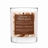 Blossom Moments Soy Wax Candle – Soft Fruity Floral Natural Home Fragrance
