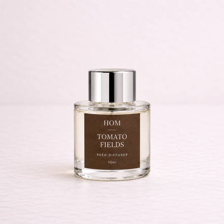 Tomato Fields Reed Diffuser - Leafy Green Bright Natural Home Fragrance