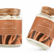 Agarwood Musk Wax Pebbles – Luxury Soy Wax Melts Natural Home Fragrance
