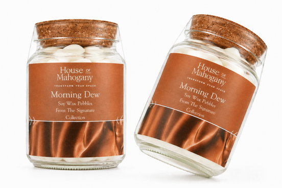 Morning Dew Wax Pebbles – Clean Fresh Soy Wax Melts Natural Home Fragrance