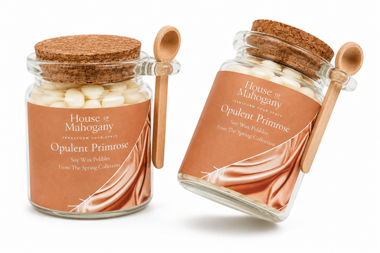 Opulent Primrose Wax Pebbles — Soy Wax Melts Luxury Floral Home Fragrance