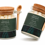 Creek:The Evergreen Collection Wax Pebbles – Green Citrusy Botanical Soy Wax Melts Natural Home Fragrance