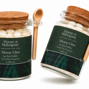 Mossy Glen:The Evergreen Collection Wax Pebbles —Soy Wax Mel’s Natural Home Fragrance