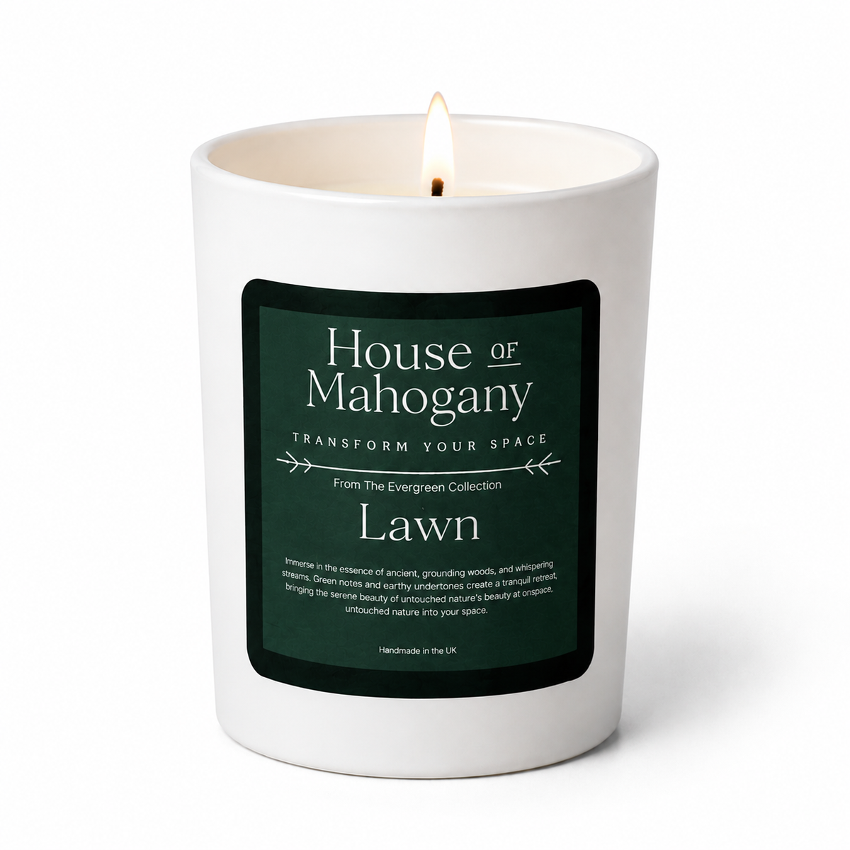 Lawn Soy Wax Candle – Crisp Green Natural Home Fragrance