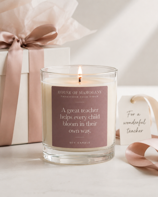 Teacher Thank You Candle