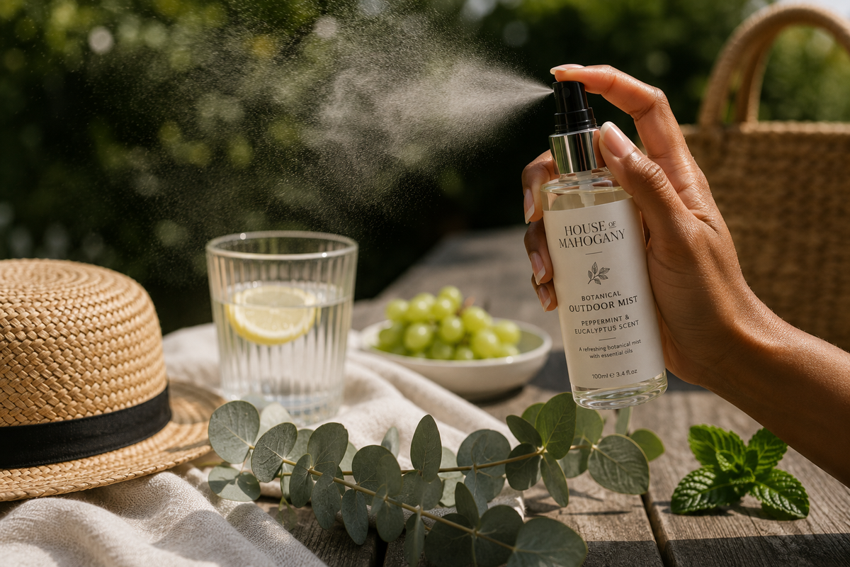 Botanical Outdoor Mist - Natural Essential Oil Spray for Outdoor Entertaining