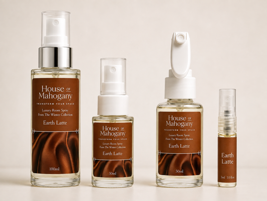 Earth Latte Room Spray – Warm Creamy Natural Home Fragrance with Natural Oils