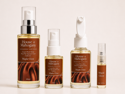 Maple Glow Room Spray — Instant Warm Maple, Orange & Vanilla Natural Home Fragrance