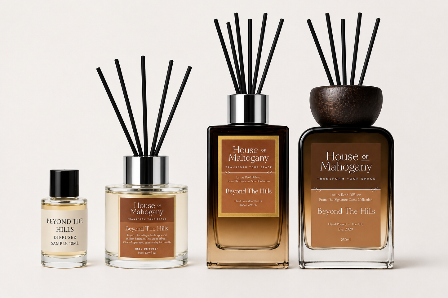 Beyond The Hills Reed Diffuser – Fresh Botanical Natural Home Fragrance
